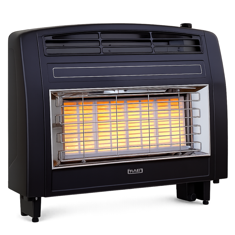 Flavel Strata Gas Fire Black FORSBLEN – 5.2kW Outset Gas Fire