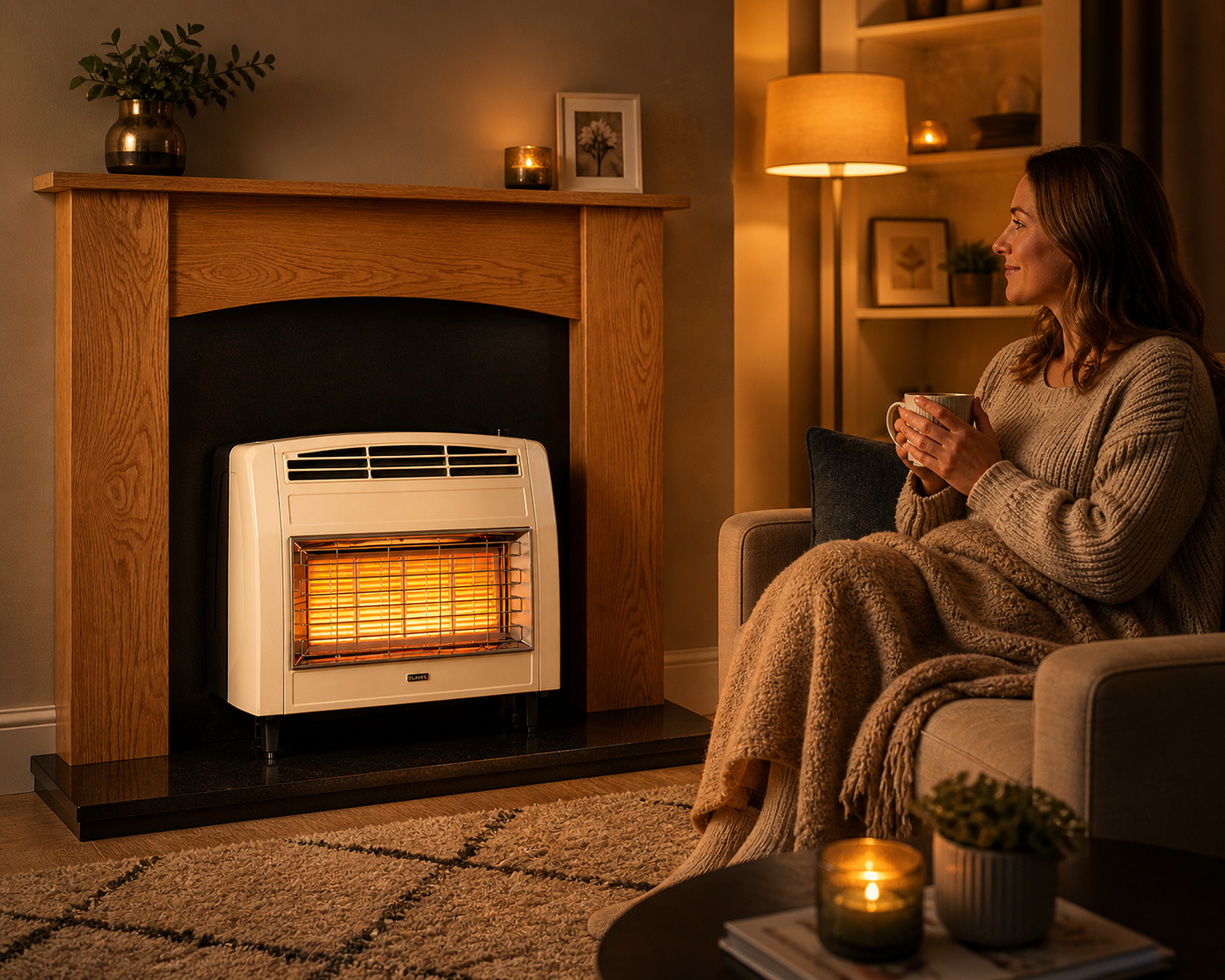 Flavel Strata Gas Fire Cream FORSC0EN – 5.2kW Outset Gas Fire - Image 7