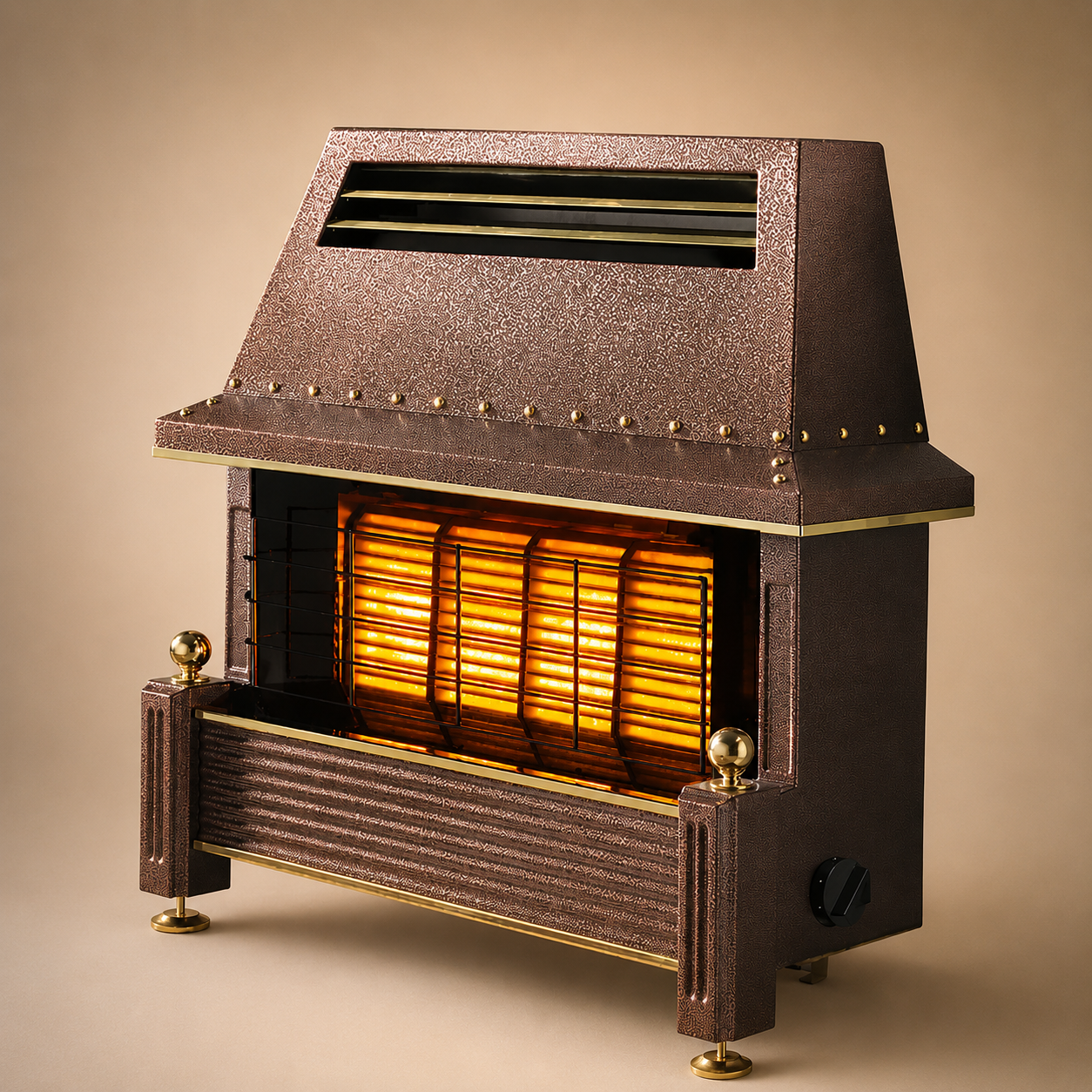 Flavel Regent Gas Fire Bronze Radiant Gas Fire FRGCP0EN