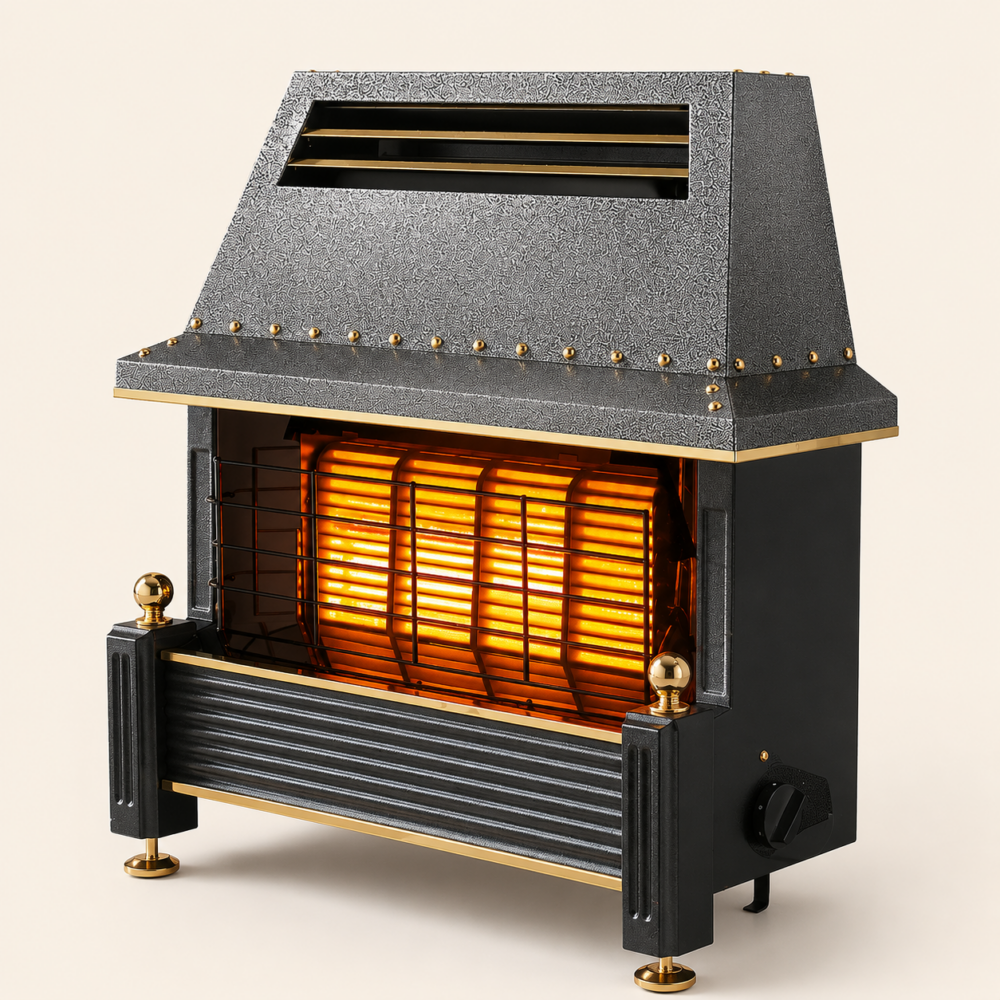 Flavel Regent Gas Fire Black FRGCN0EN – 4.5kW Outset Gas Fire