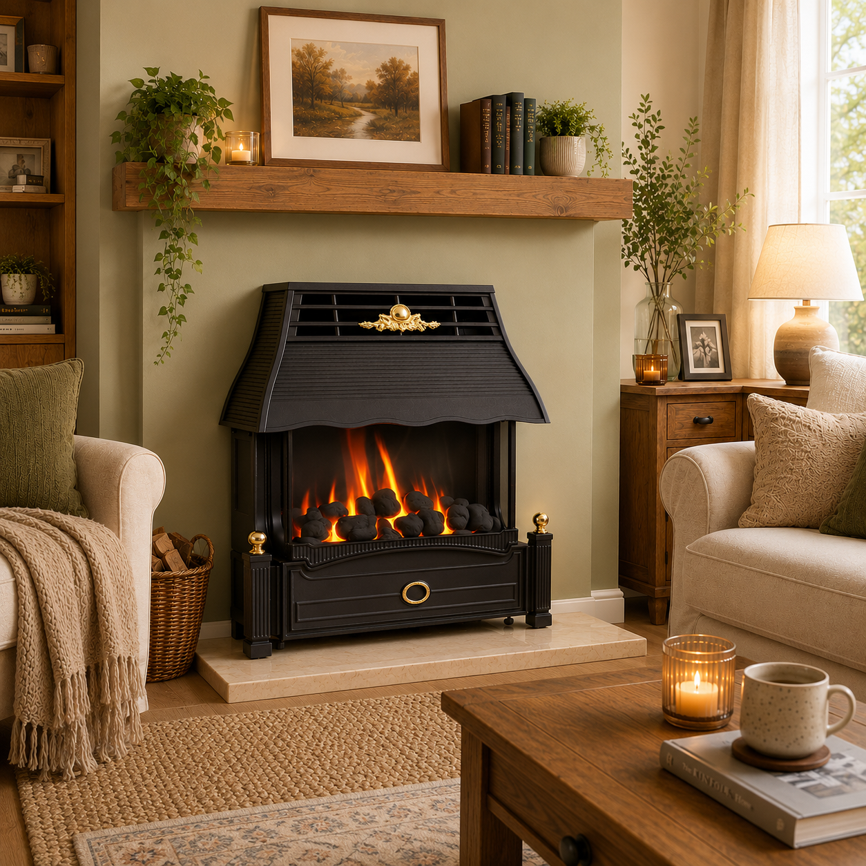 Flavel Emberglow Gas Fire Outset FEMC00EN - Image 5