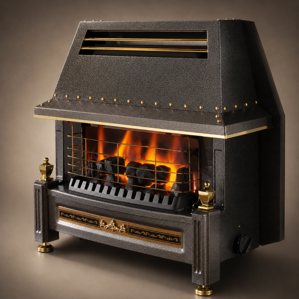 Flavel Regent Gas Fire LFE Black FRLCN0EN