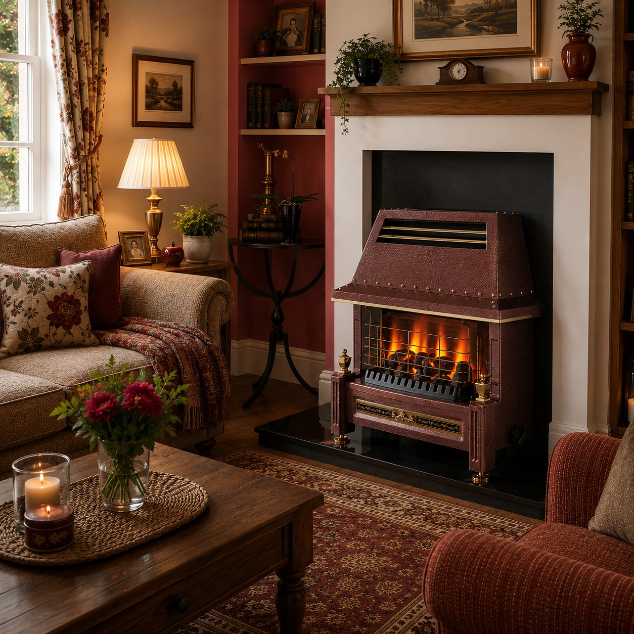 Flavel Regent Gas Fire LFE Bronze FRLCP0EN - Image 2