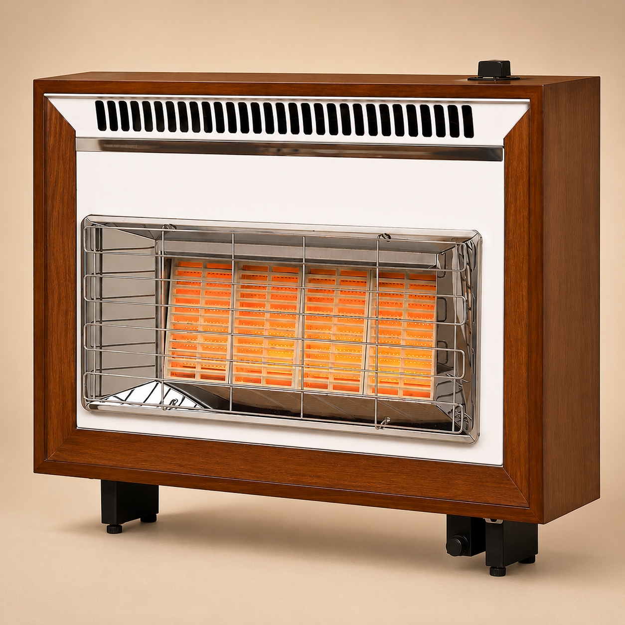 Flavel Misermatic Gas Fire Medium Oak Radiant Fire FORMN0EN