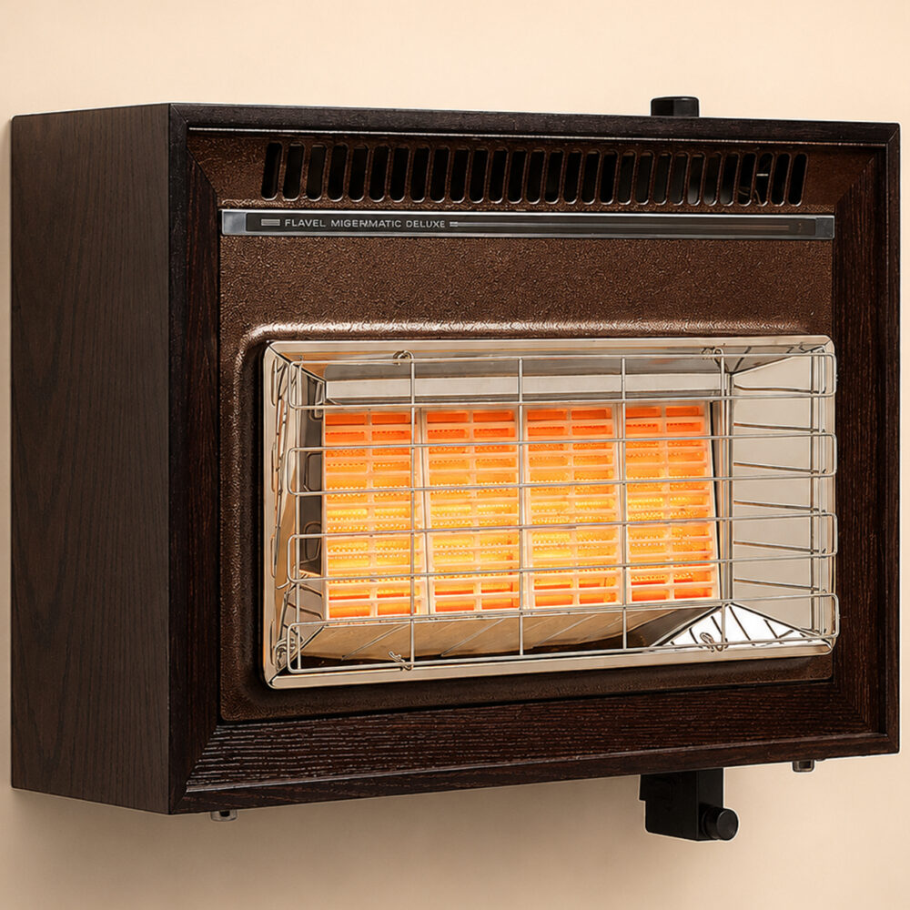 Flavel Misermatic Gas Fire Mahogany