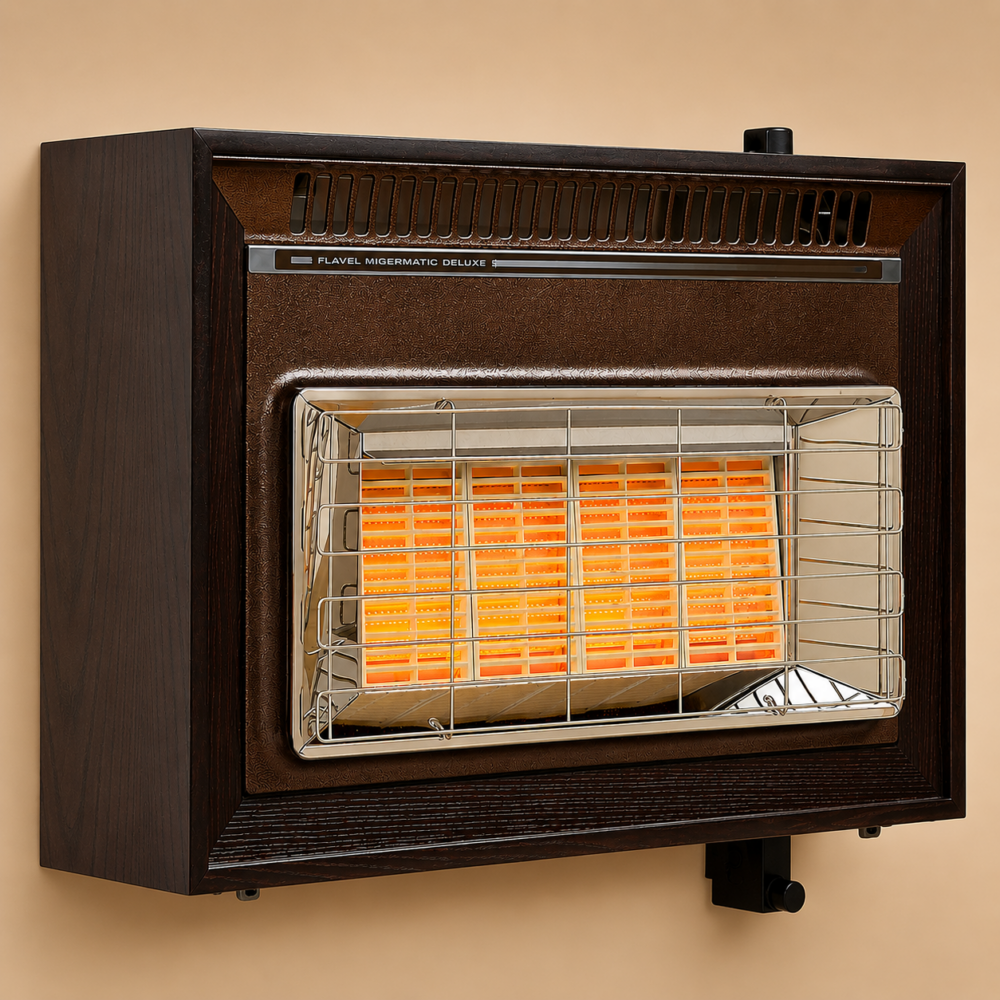 Flavel Misermatic Gas Fire Mahogany FORMM0EN – 5.2kW Outset Gas Fire