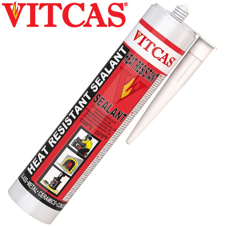 Vitcas HRS Heat Resistant Sealant Cartridge 1300C 310ml - SNH Tradecentre