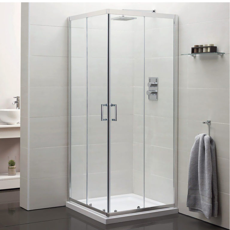 April Destini 900mm Corner Entry Shower Door - SNH Tradecentre