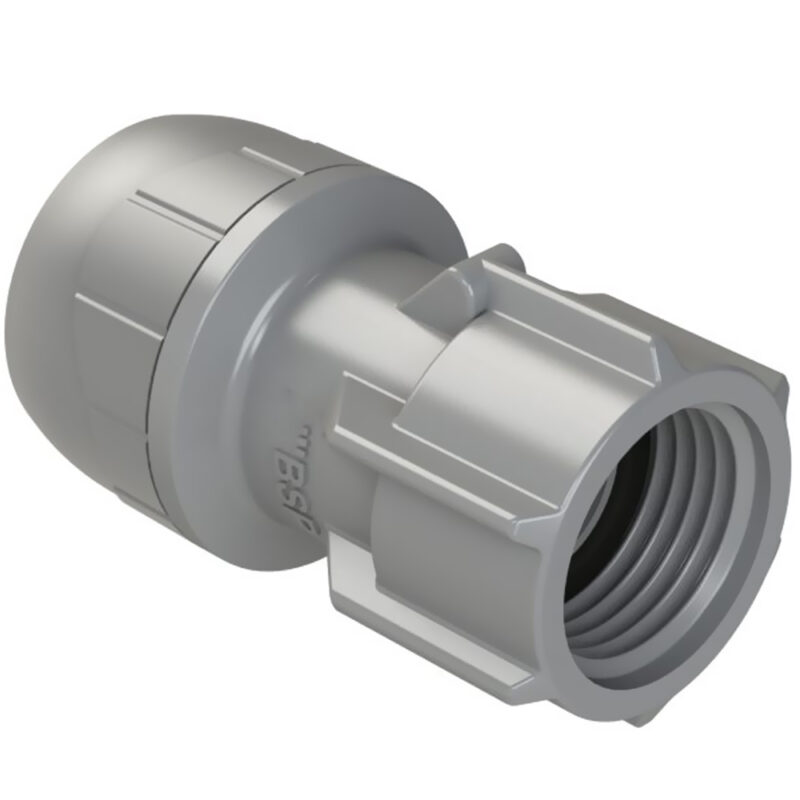 Polyplumb 22mm x 3/4inch Straight Tap Connector Hand Tight