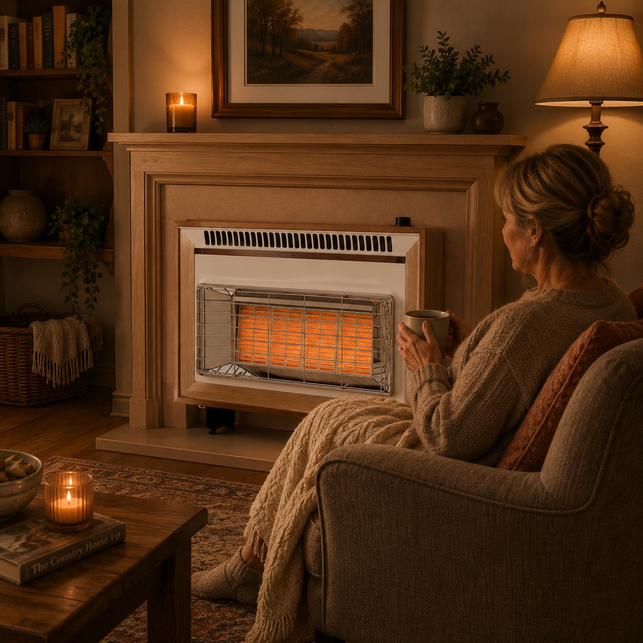 Flavel Misermatic Gas Fire Light Oak FORML0EN - Image 6
