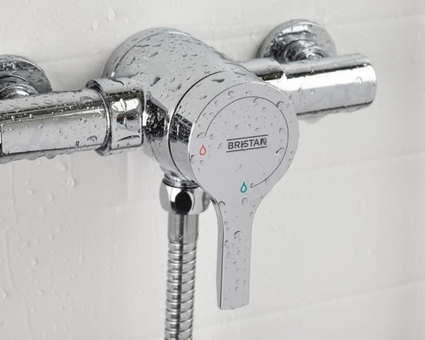 Bristan Onza Thermostatic Exposed Shower with Riser Kit - Image 3