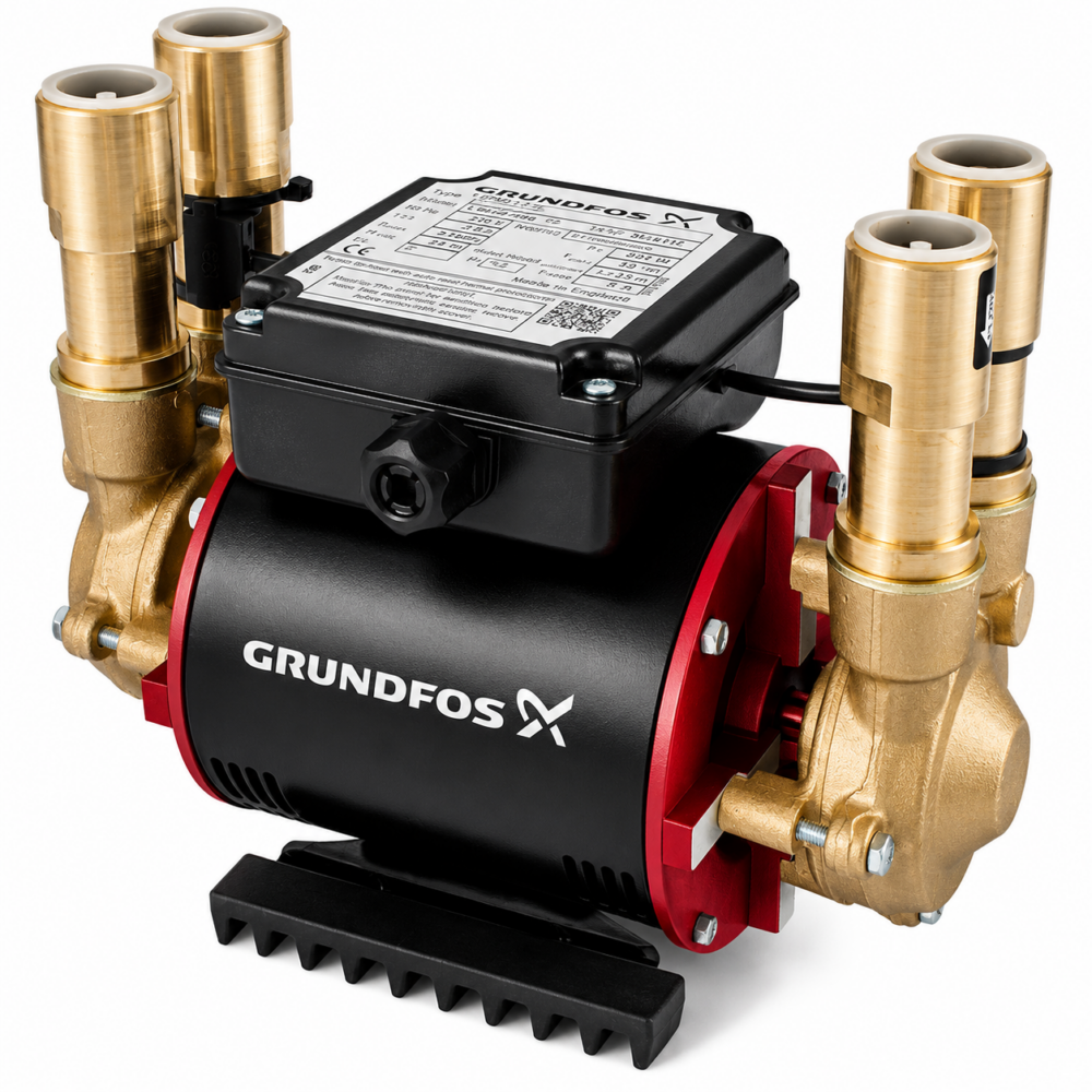 Grundfos Amazon STP-4.0 B 4 Bar Twin Shower Pump