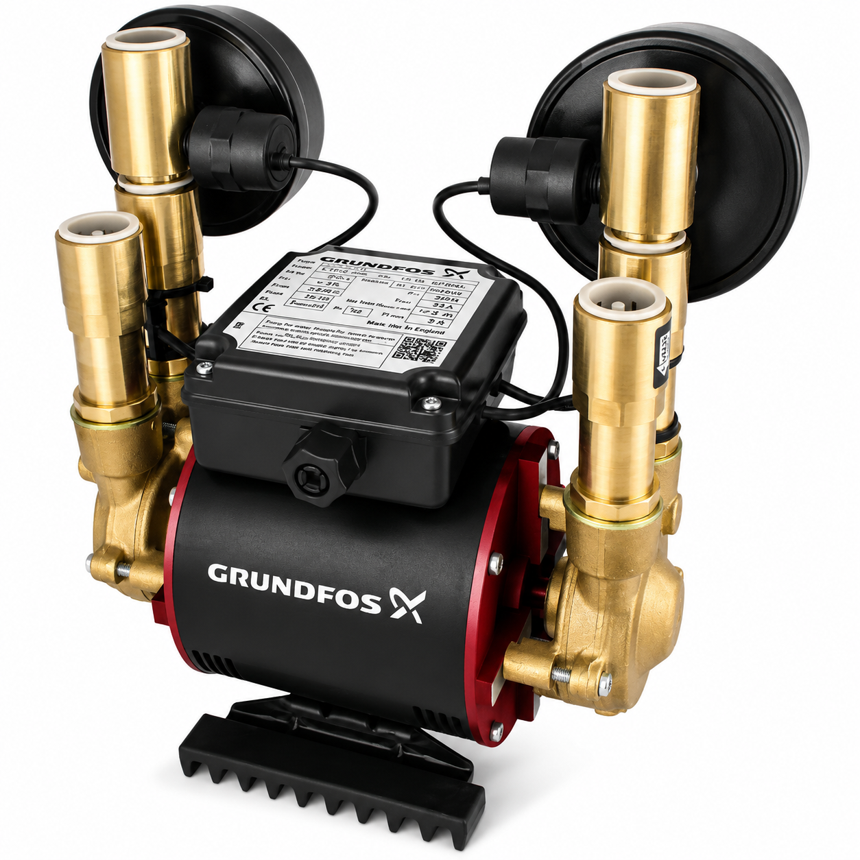 Grundfos Amazon STN-3.0 B Universal 3 Bar Twin Negative Head Shower Pump