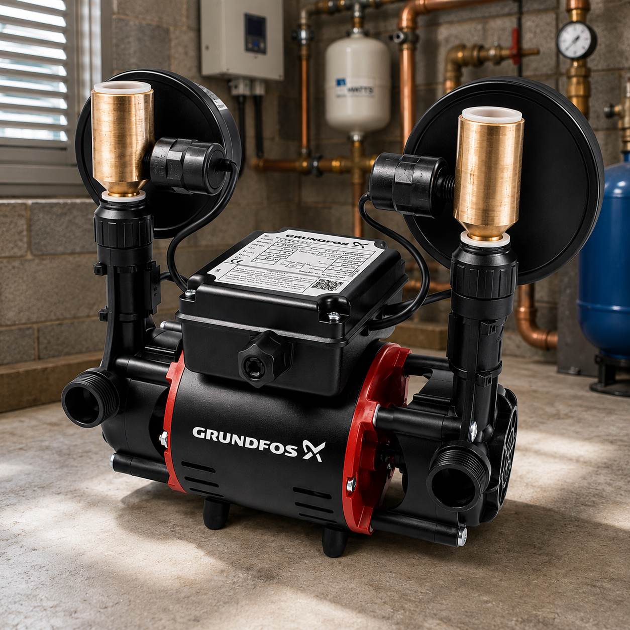 Grundfos 2 Bar Universal Twin Pump STR2-2 CN - Image 2