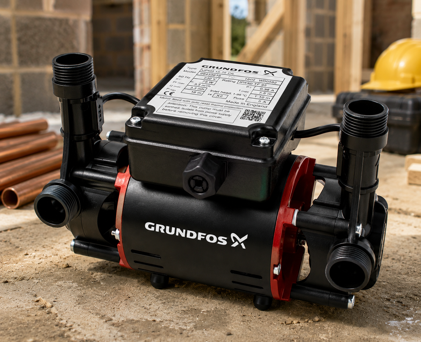 Grundfos 1.5 Bar Twin Pump STR2-1.5 C - Image 2