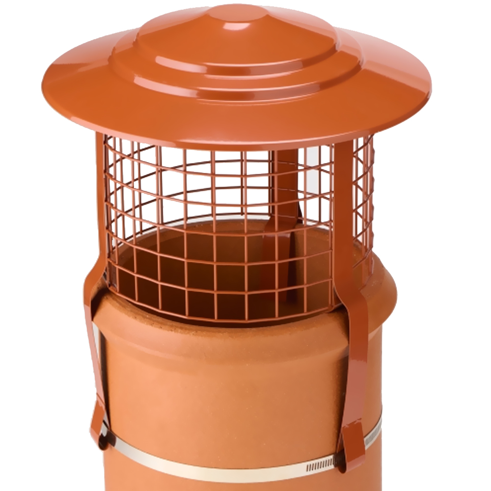 Reeds Chimney Pot Bird Guard 200–250mm Terracotta