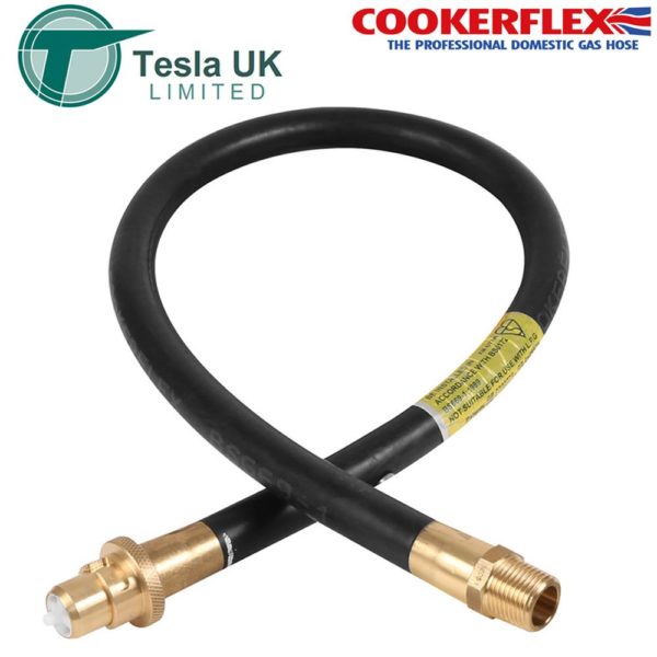 Cooker Hose 4 Feet  x 1/2 Inch Bayonet Style Natural Gas Only - Image 2