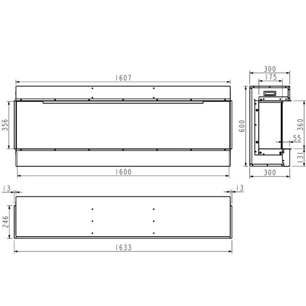 Flavel Electric Proflame 1600 Built In - Image 2