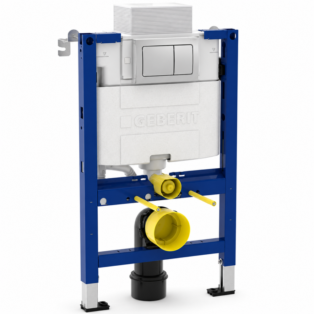 Geberit Duofix 820mm WC Frame & Square Plate | SNH