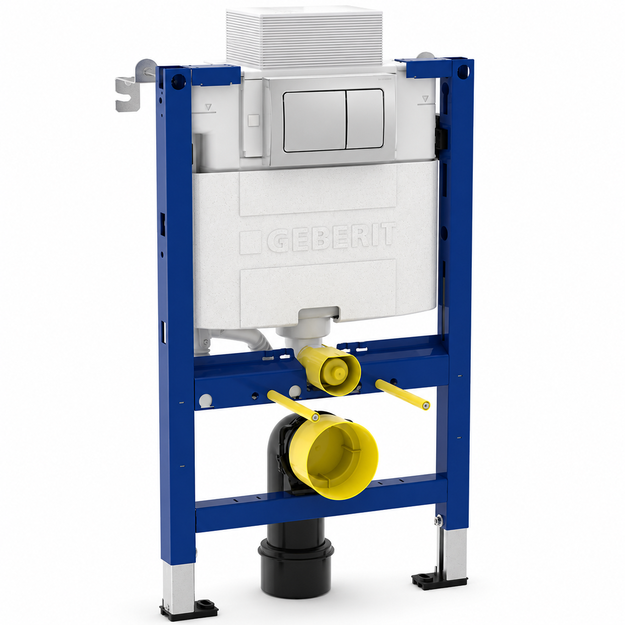 Geberit Duofix 820mm WC Frame & Square Plate | SNH