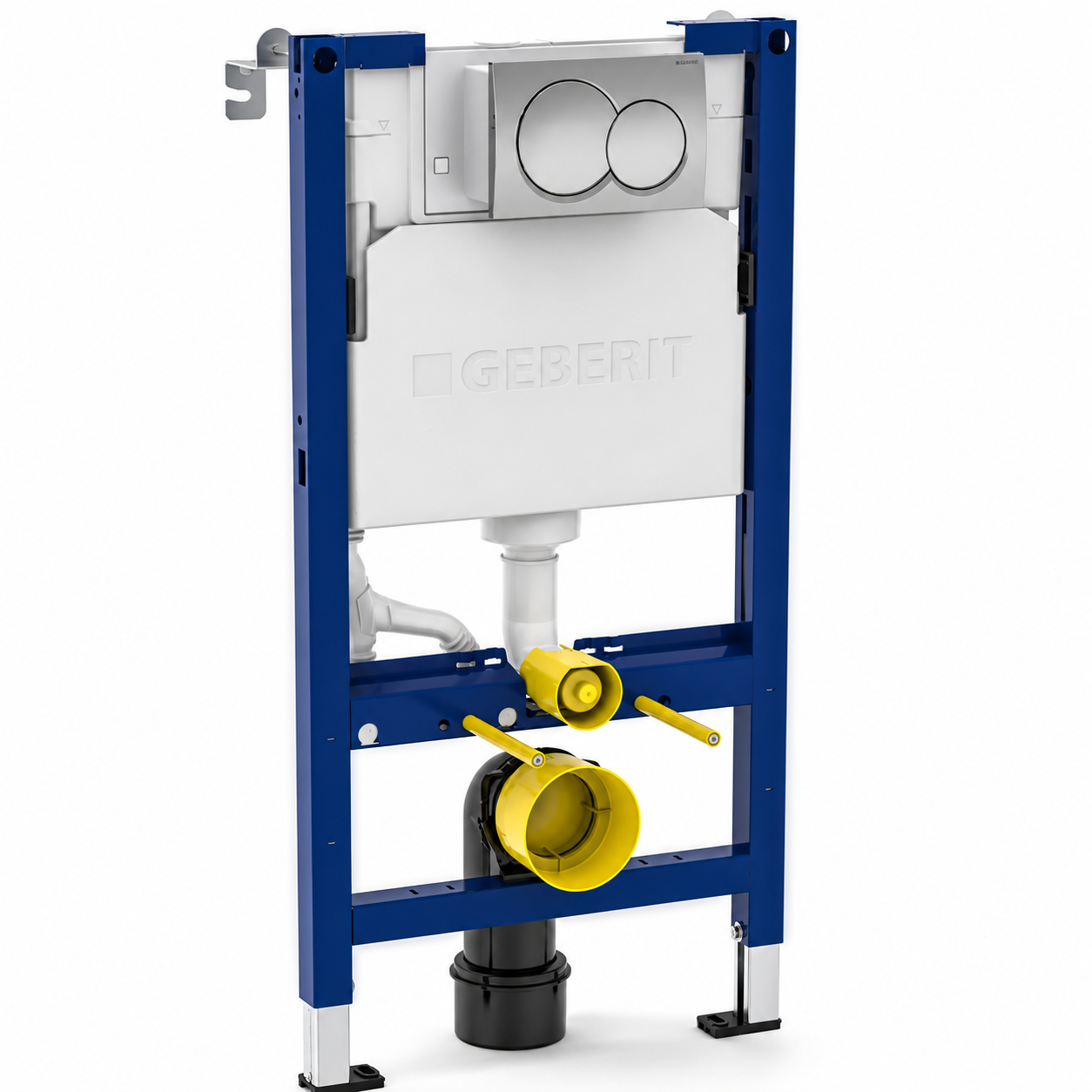 Geberit Duofix 1120mm WC Frame & Chrome Plate