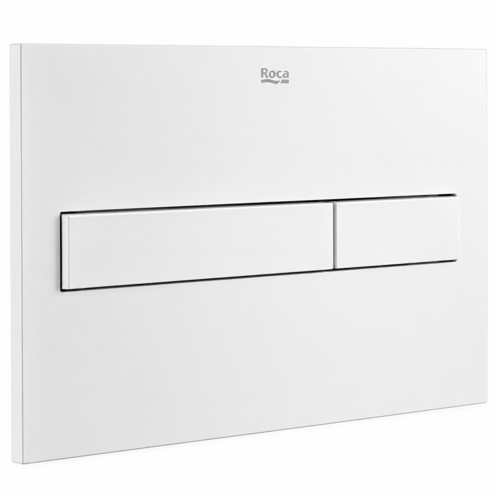 Roca Duplo One PL7 matt white flush plate