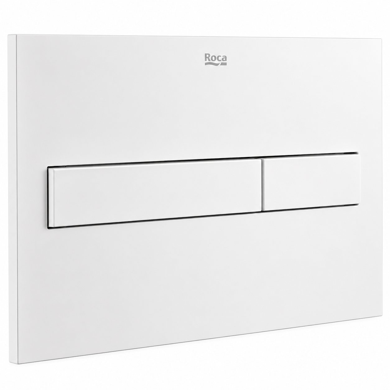 Roca Duplo One PL7 matt white flush plate