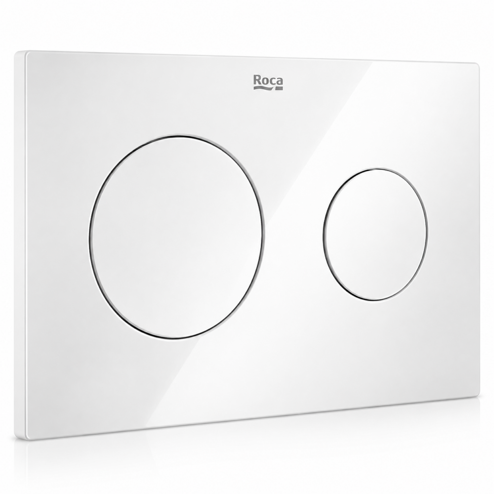 Roca Duplo One PL10 white flush plate