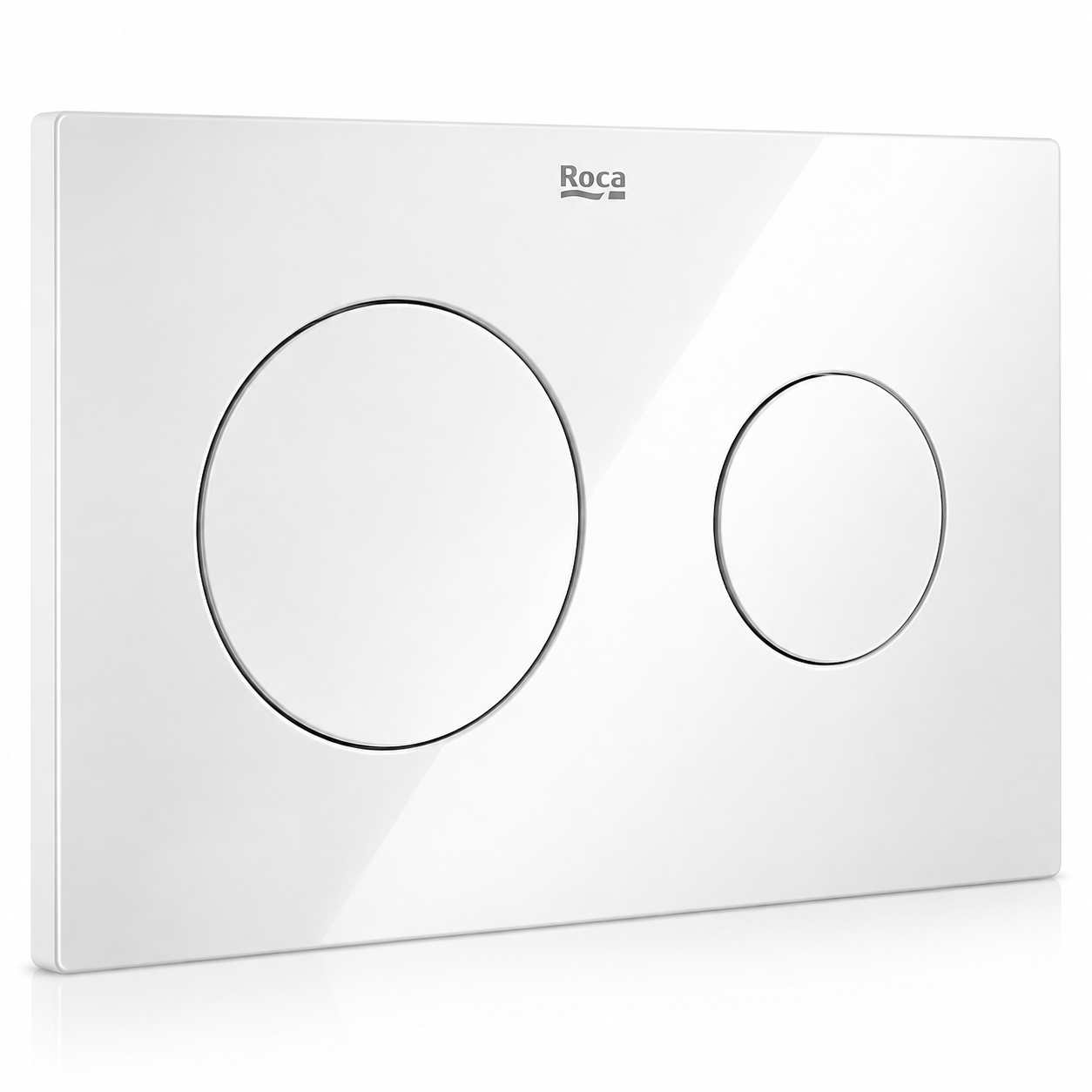 Roca Duplo One PL10 white flush plate