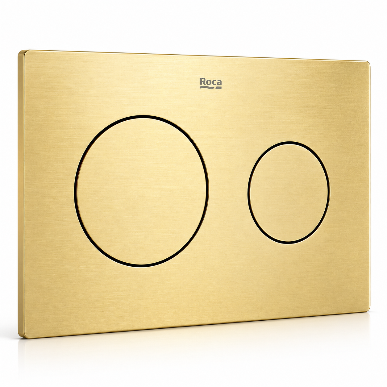 Roca Duplo One PL10 brushed brass flush plate