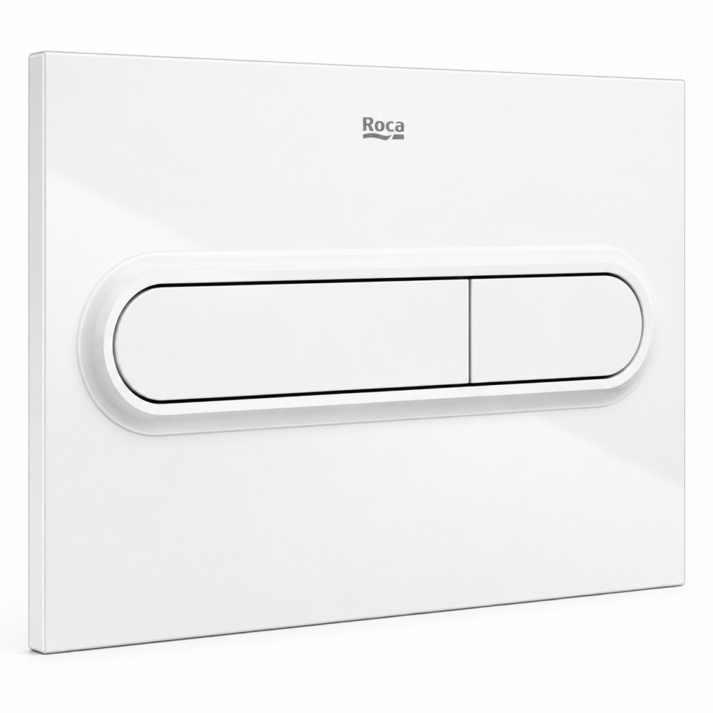 Roca Duplo One PL1 white flush plate