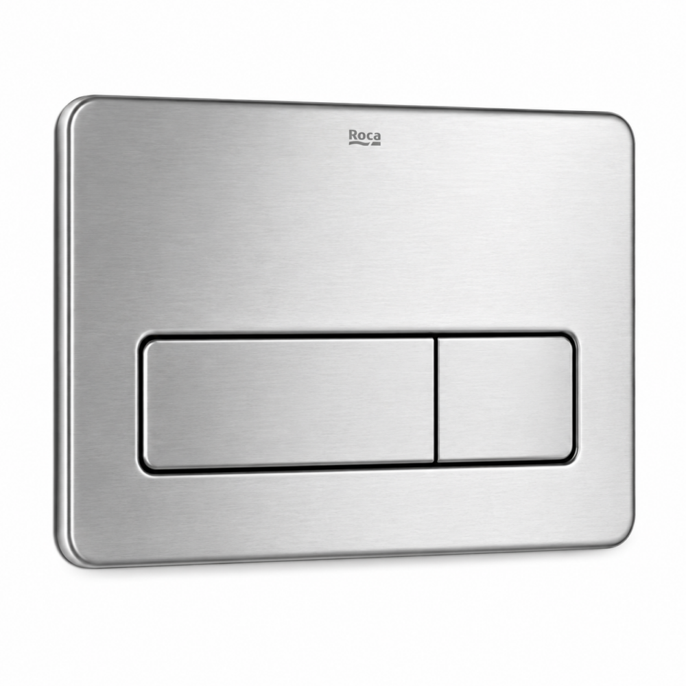 Roca Duplo One PL3 stainless steel flush plate