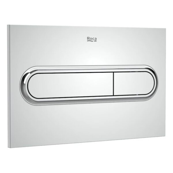 roca PL1 Dual Flush Plate Chrome