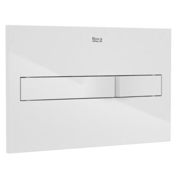 roca PL2 Dual Flush Plate Gloss White