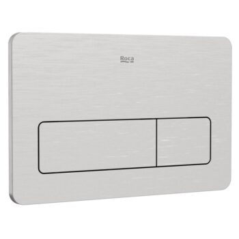roca PL3 Dual Flush Plate Stainless Steel