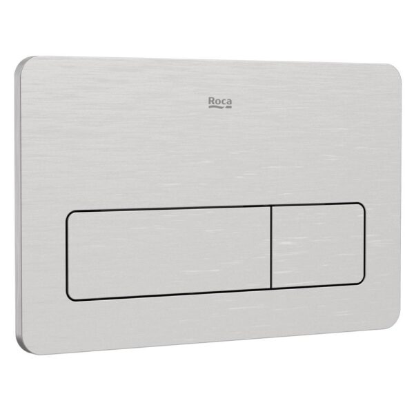 roca PL3 Dual Flush Plate Stainless Steel
