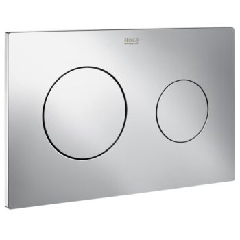 roca PL10 Dual Flush Plate Chrome