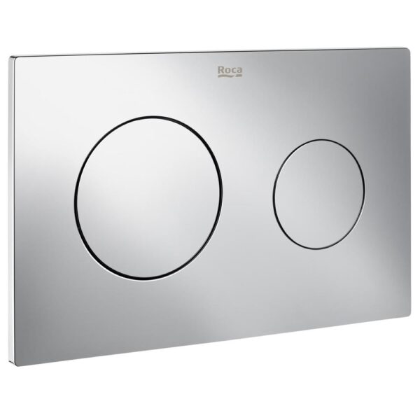 roca PL10 Dual Flush Plate Chrome