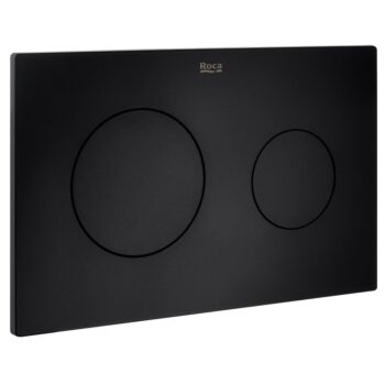 roca PL10 Dual Flush Plate Matt Black