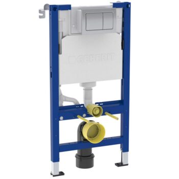 Geberit Duofix 980mm Wall Hung WC Frame Square Flush Plate