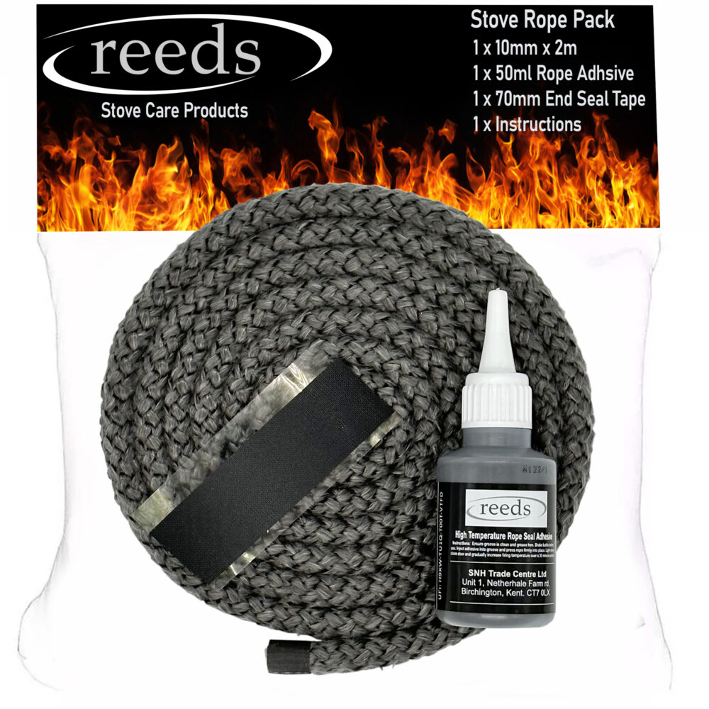 10mm Black Stove Rope Medium