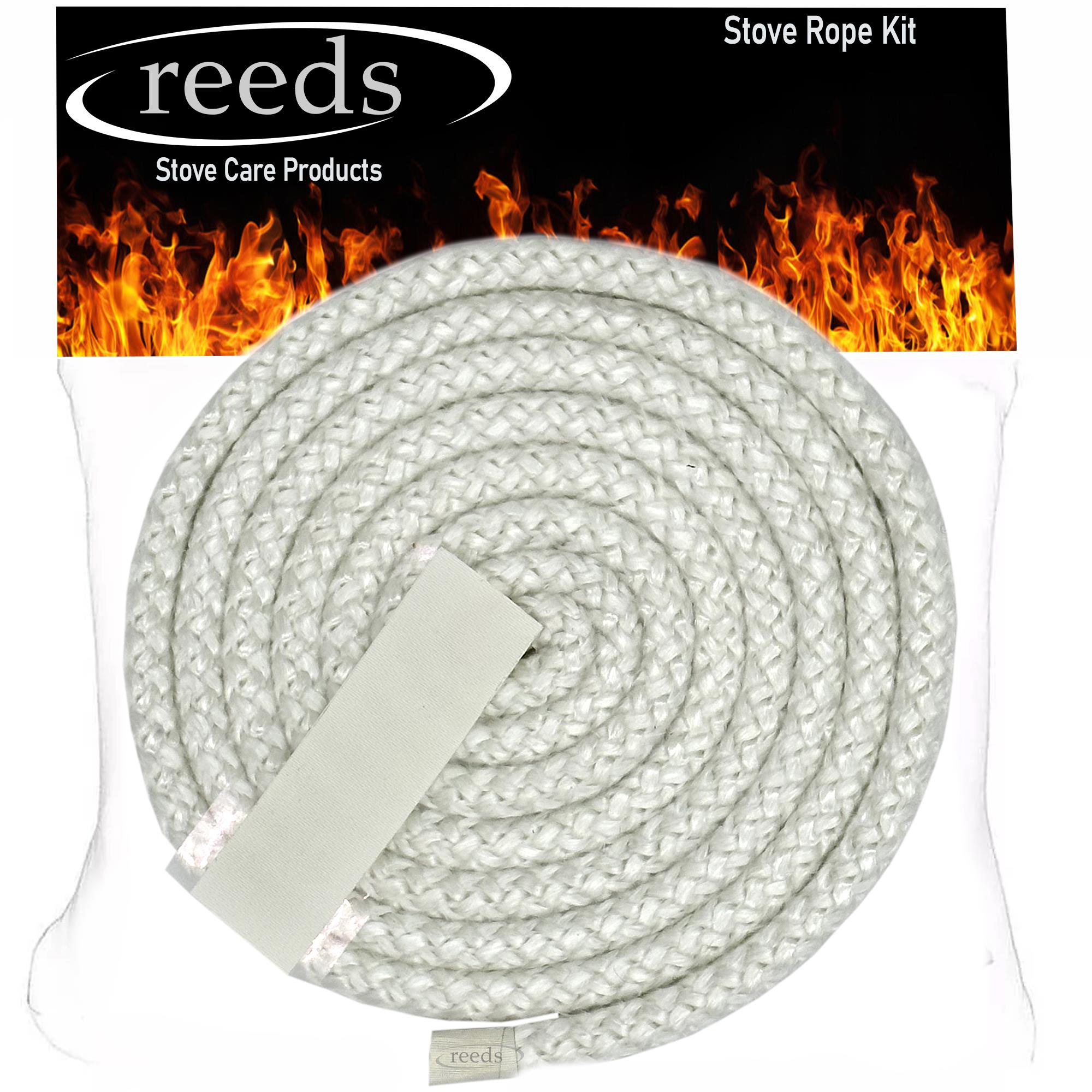 6mm White Stove Rope Medium
