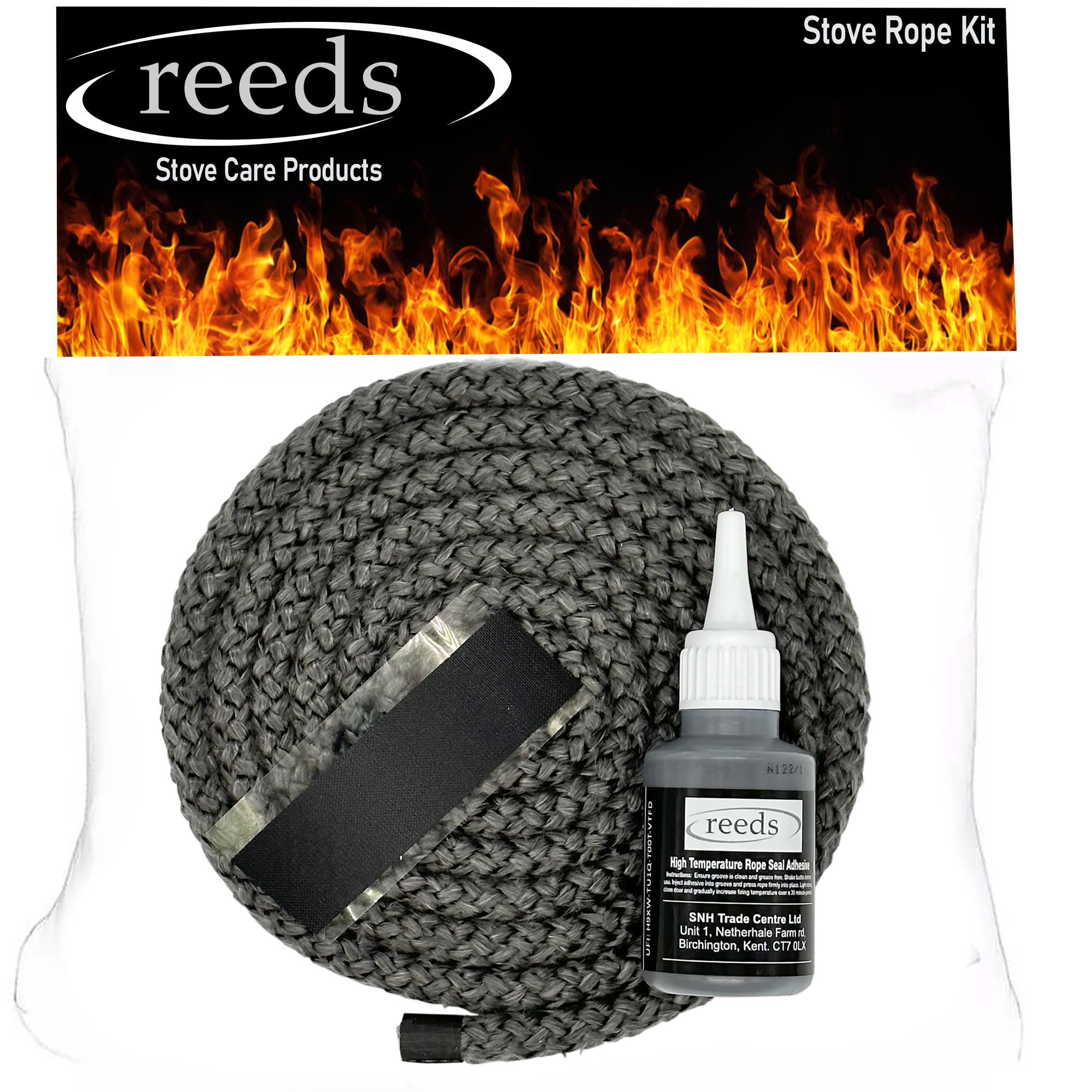 10mm Black Stove Rope
