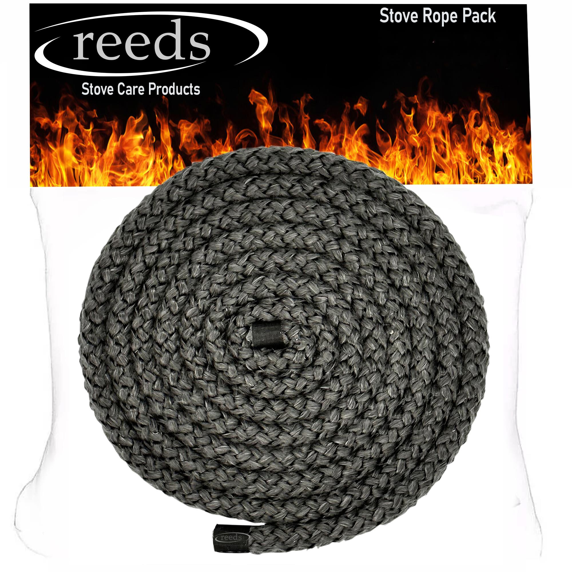 12mm Black Stove Rope Medium