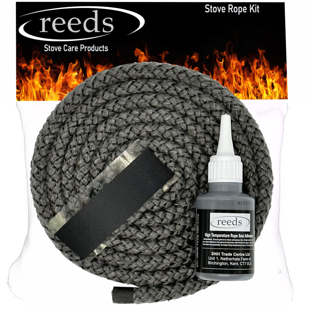 12mm Black Stove Rope