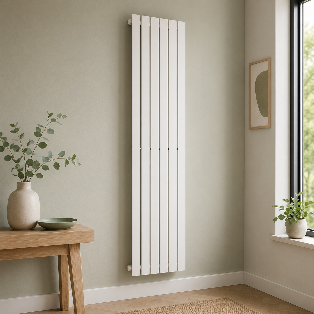 K Rad Boston 1600H x 480W Design Radiator White