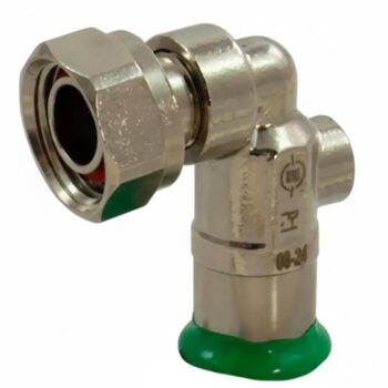 Press Fit 15mm Service Valve Angled