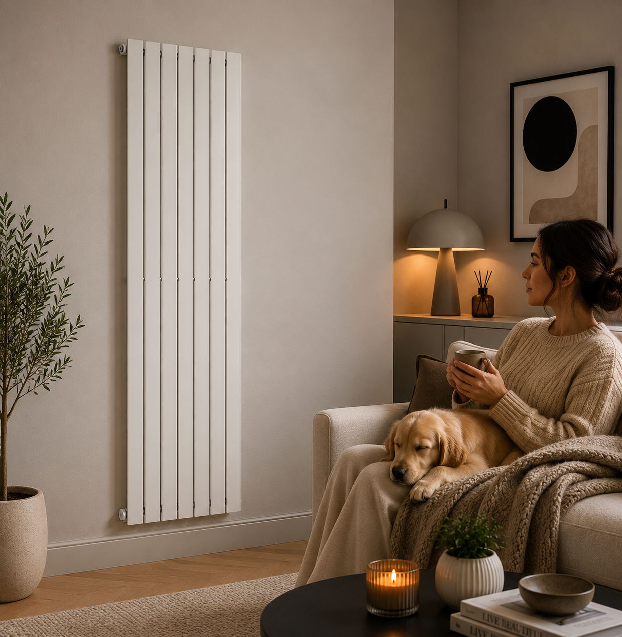 K Rad Boston 1600H x 550W Design Radiator White - Image 3