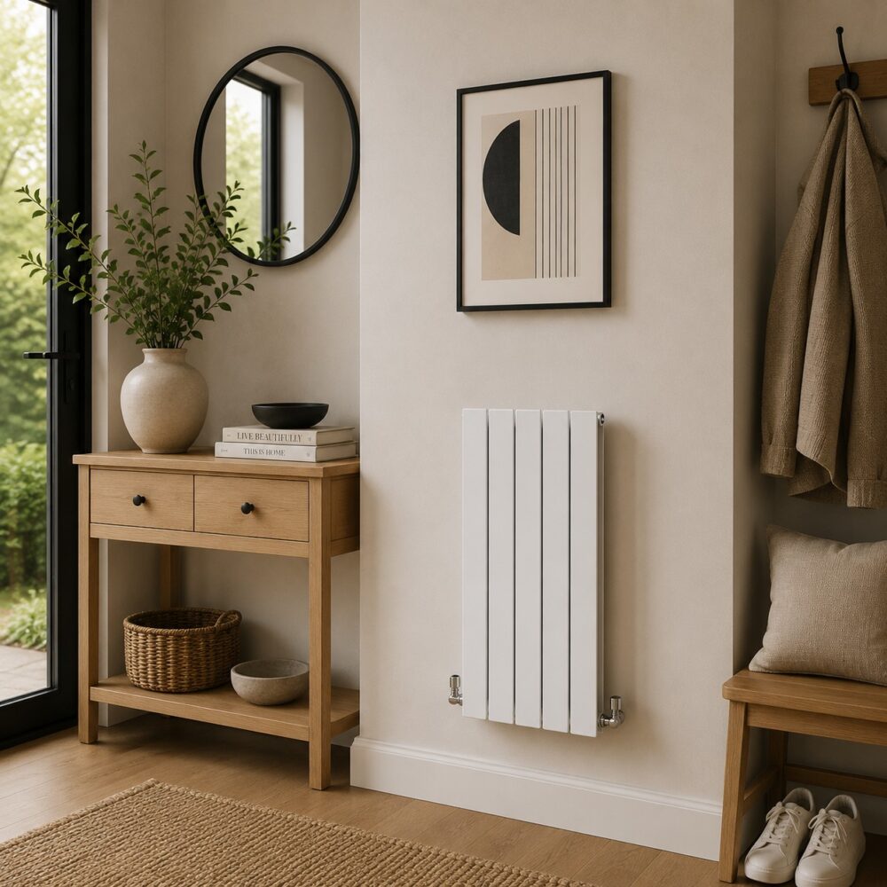 Boston 600H x 420W Double Radiator White