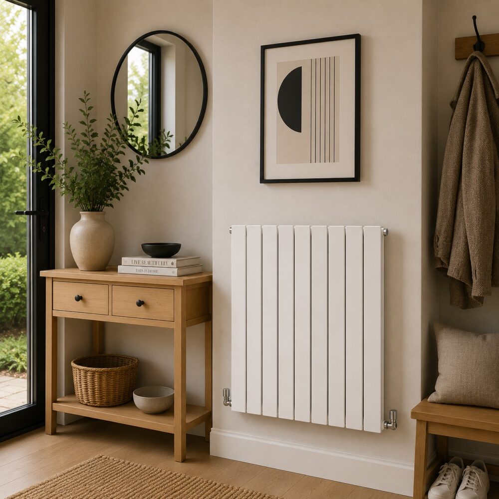 Boston 600H x 630W Single Radiator White